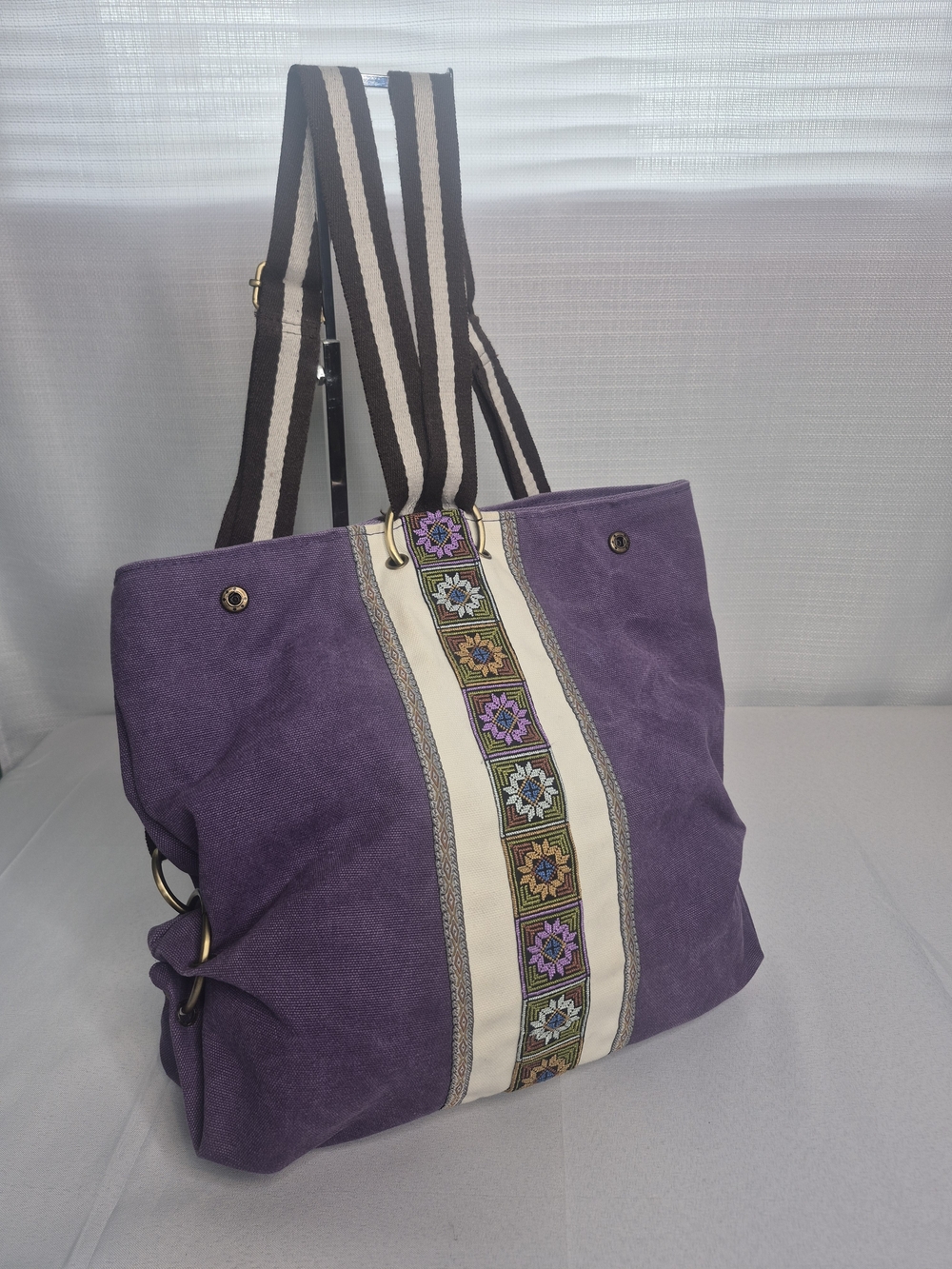 Goodhan Canvas Embroidered Backpack 🎒 NWOT - Picture 3 of 14